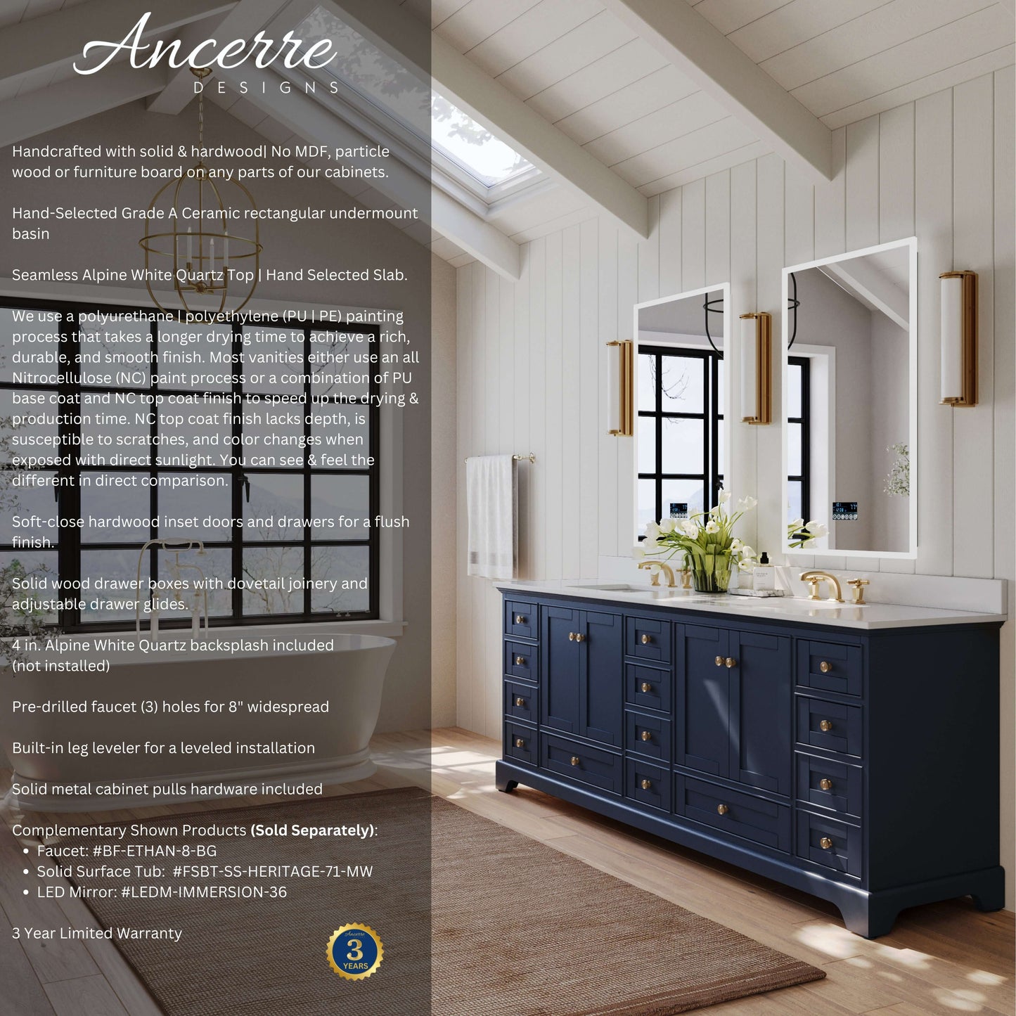 Audrey 48" Bath Vanity Set