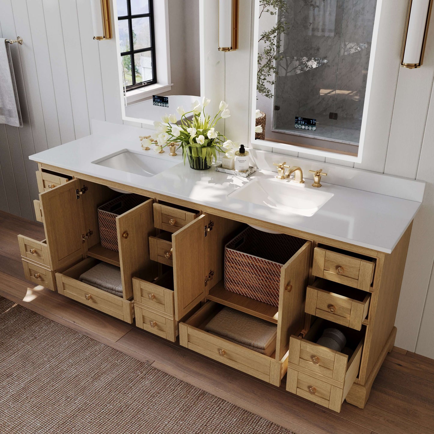 Audrey 84" Bath Vanity Set
