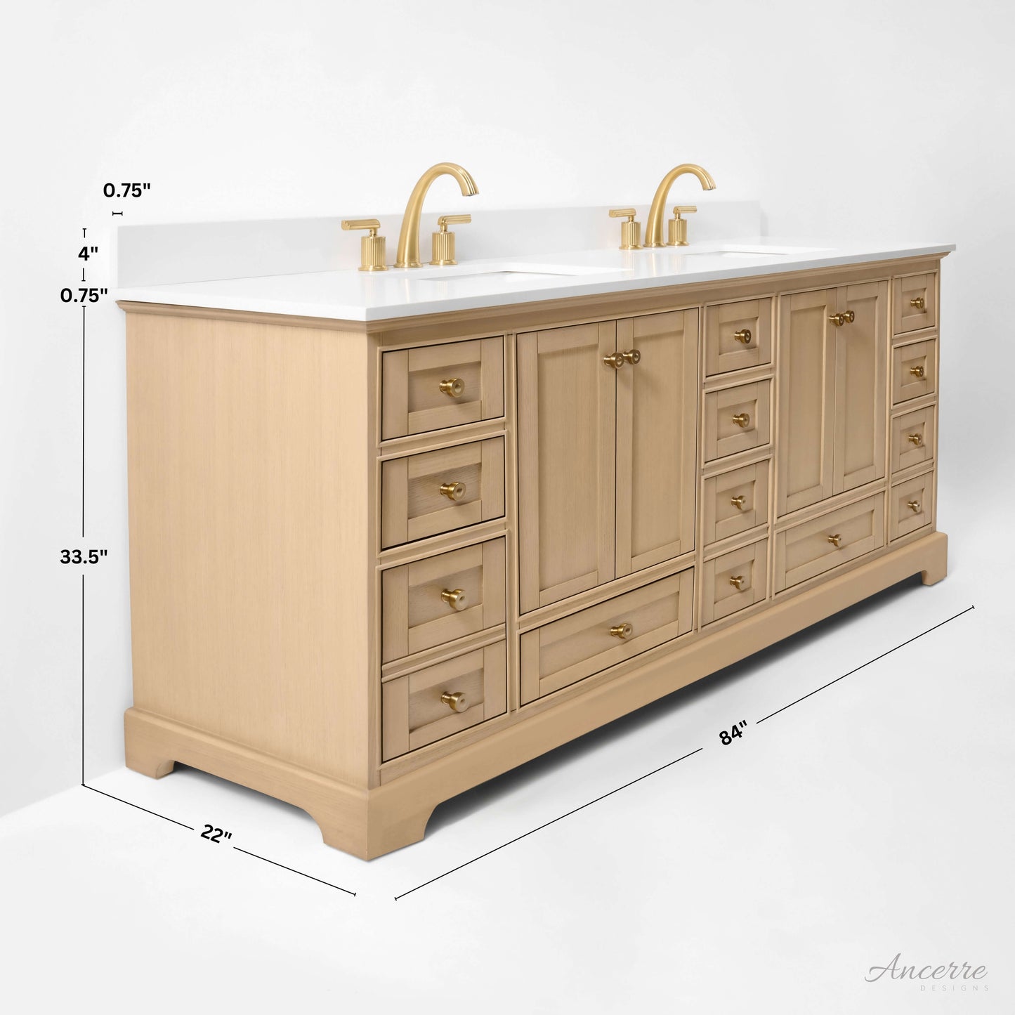 Audrey 84" Bath Vanity Set