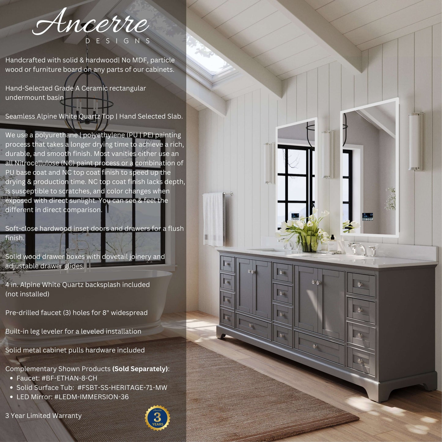 Audrey 48" Bath Vanity Set