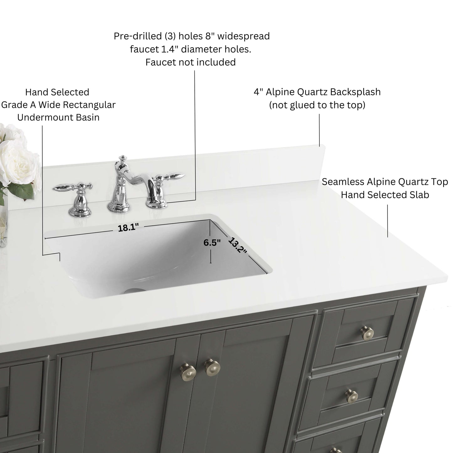 Audrey 84" Bath Vanity Set