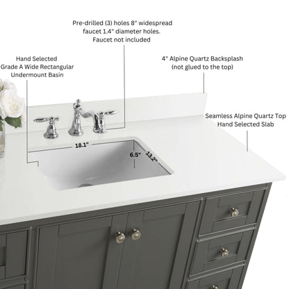 Audrey 48" Bath Vanity Set