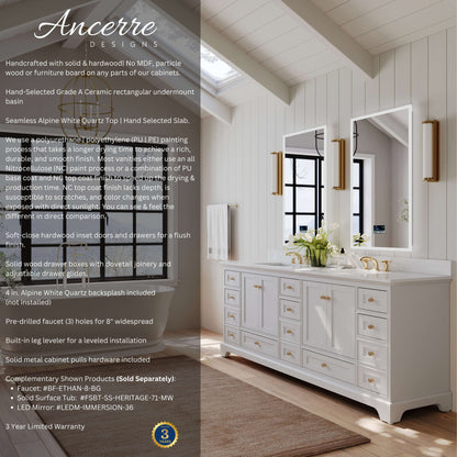 Audrey 84" Bath Vanity Set