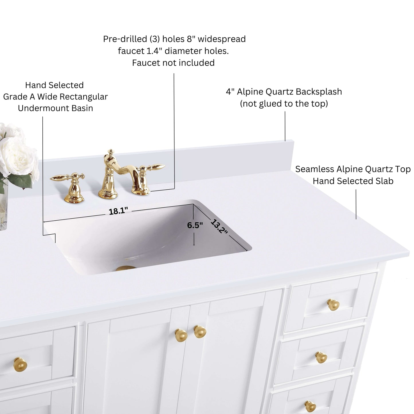 Audrey 48" Bath Vanity Set