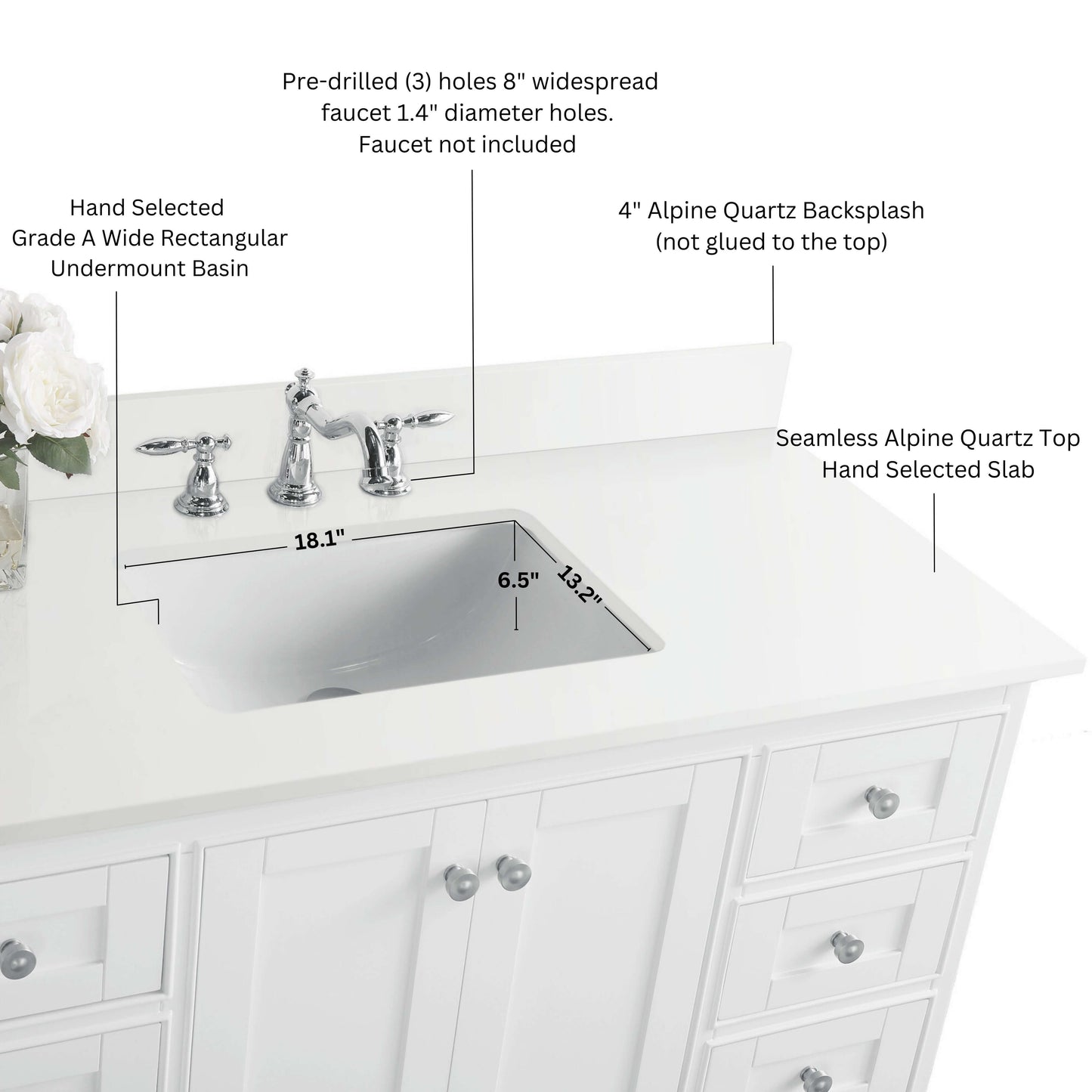 Audrey 48" Bath Vanity Set