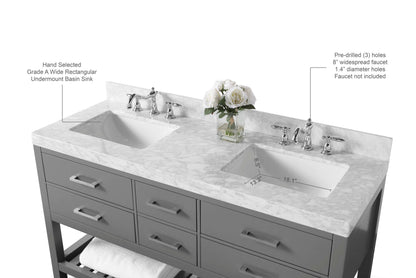 Elizabeth 60" Bath Vanity Set
