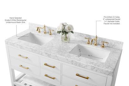 Elizabeth 60" Bath Vanity Set
