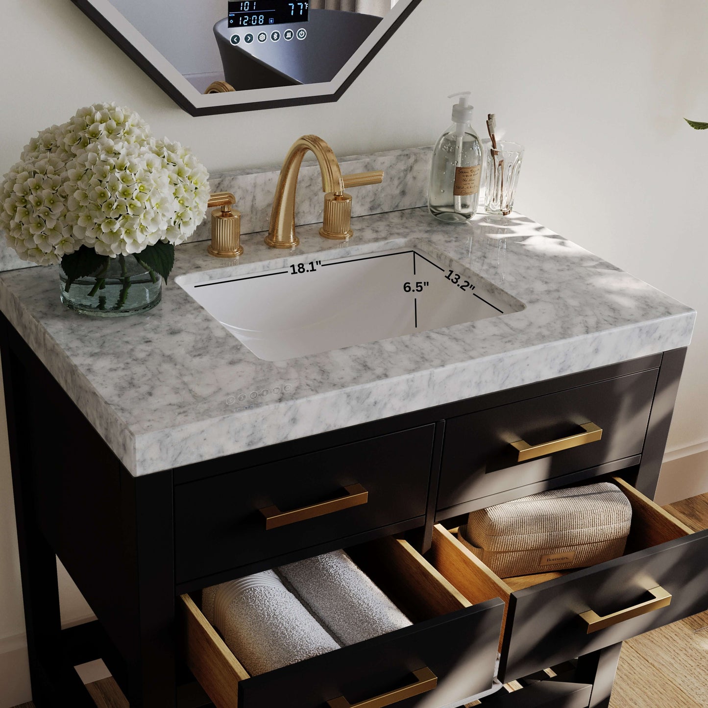 Elizabeth 36" Bath Vanity Set