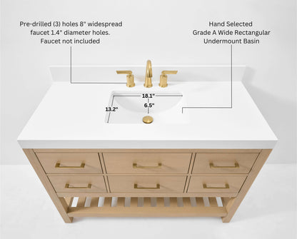 Elizabeth 48" Bath Vanity Set