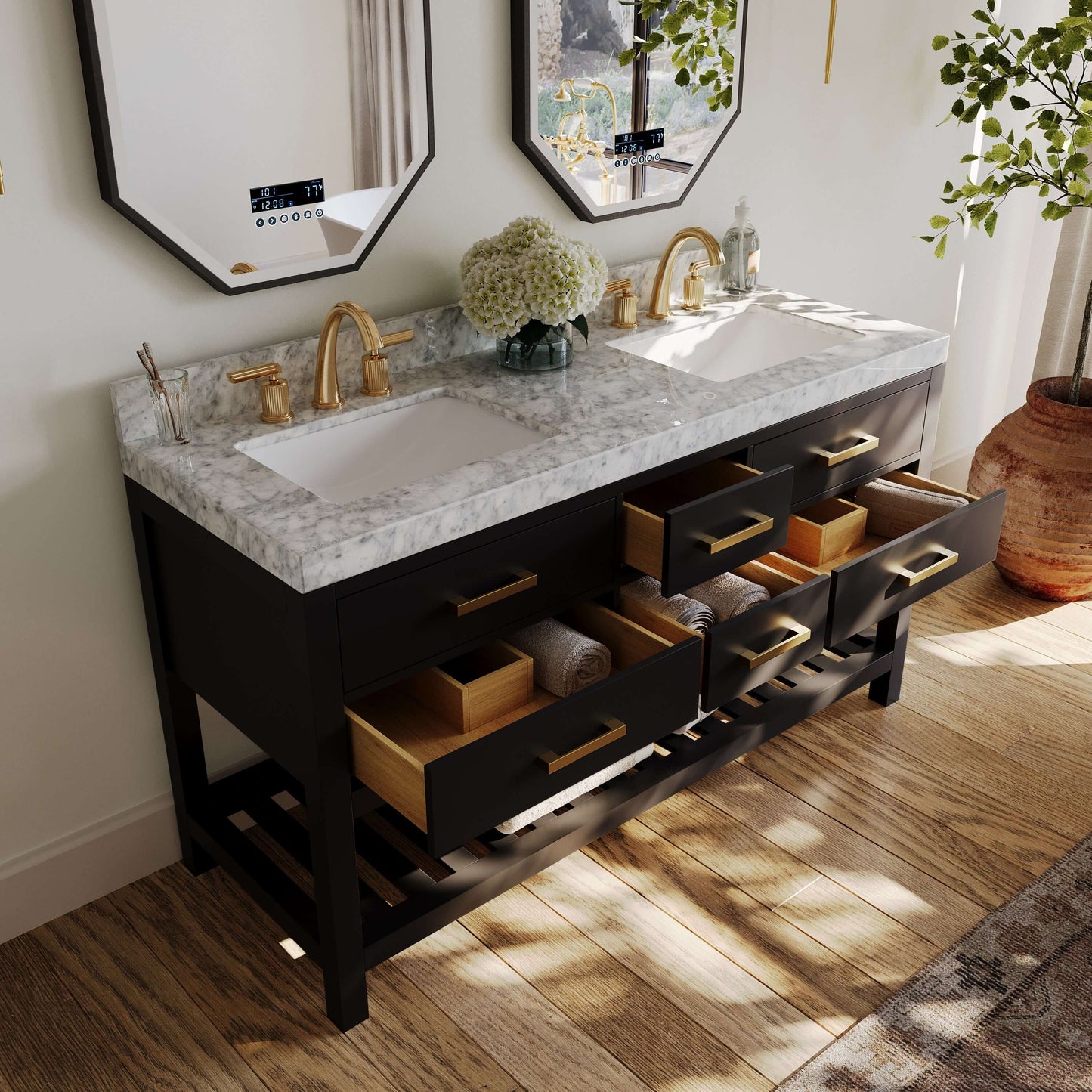Elizabeth 60" Bath Vanity Set