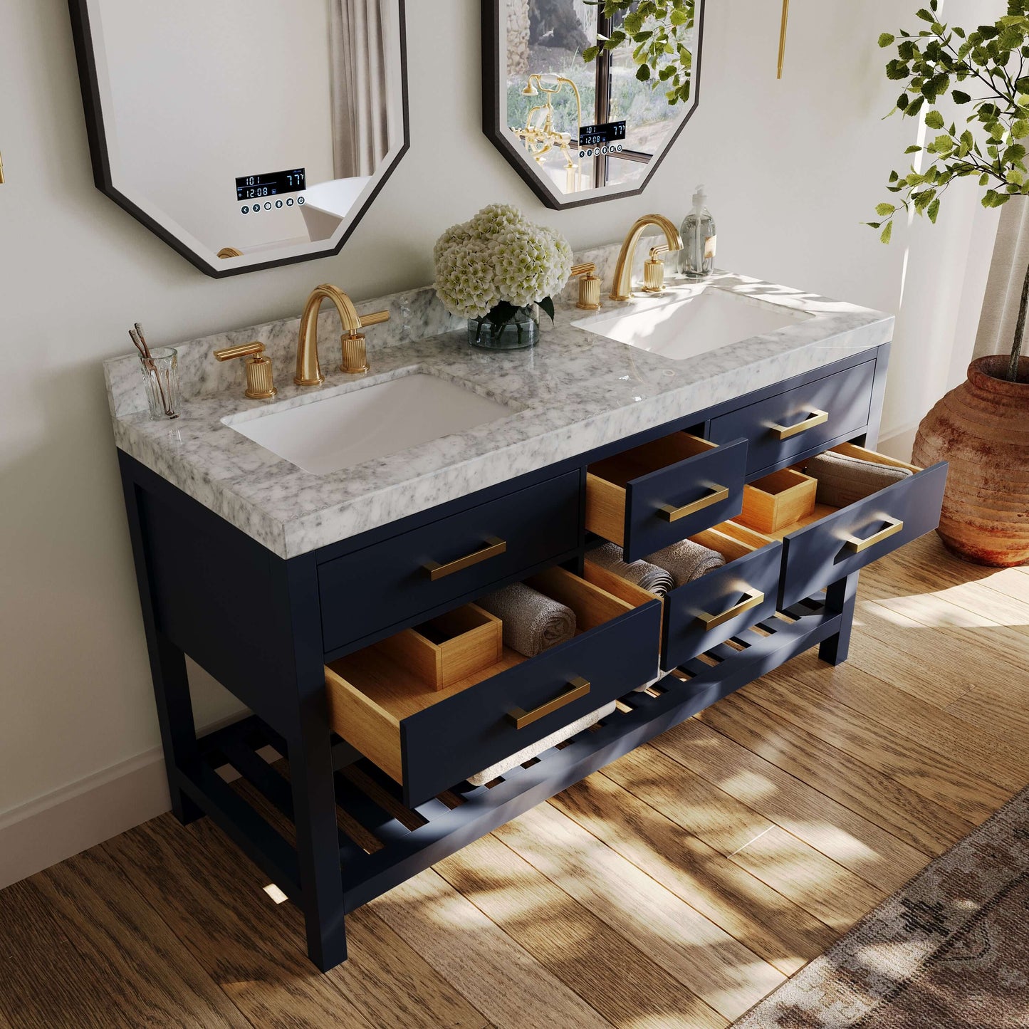 Elizabeth 60" Bath Vanity Set