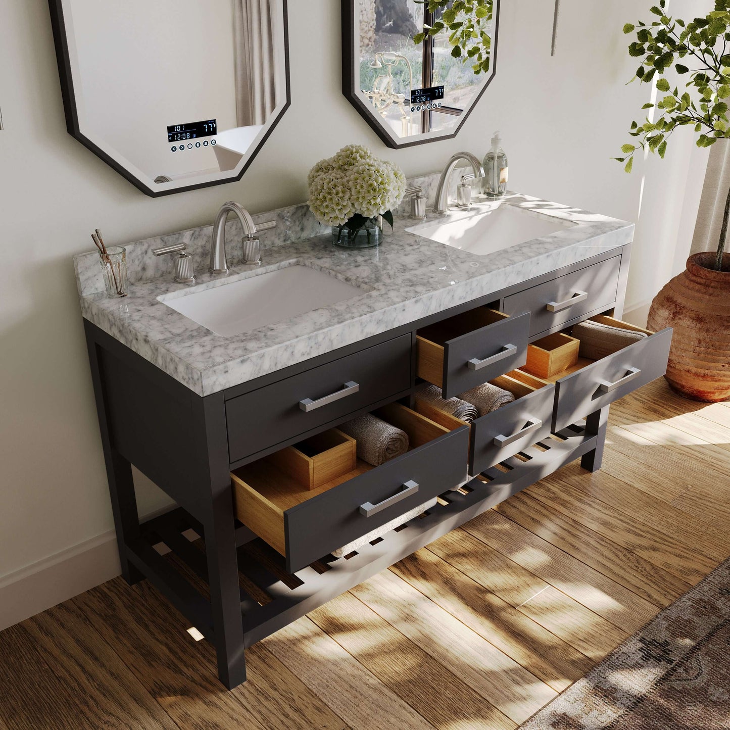 Elizabeth 60" Bath Vanity Set