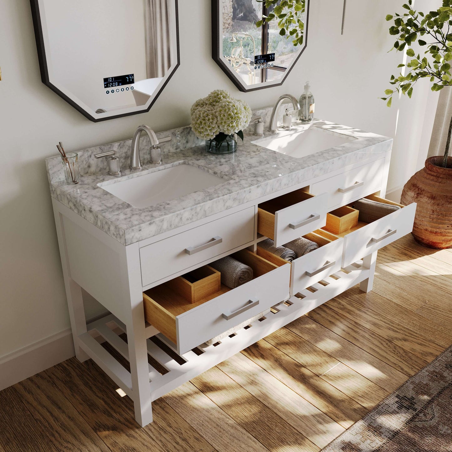 Elizabeth 60" Bath Vanity Set