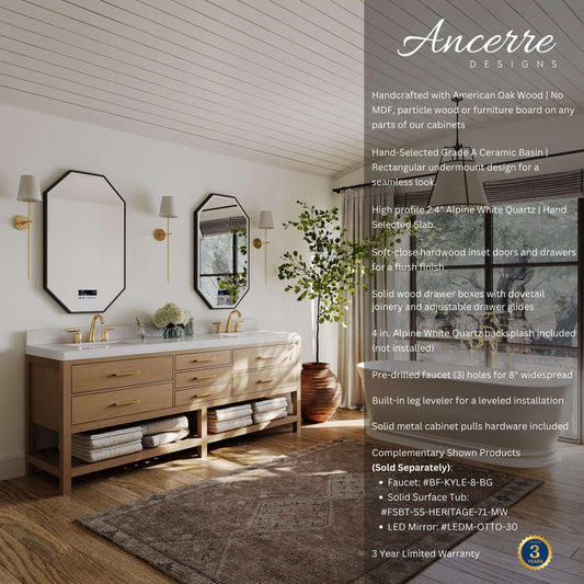 Elizabeth 84" Bath Vanity Set