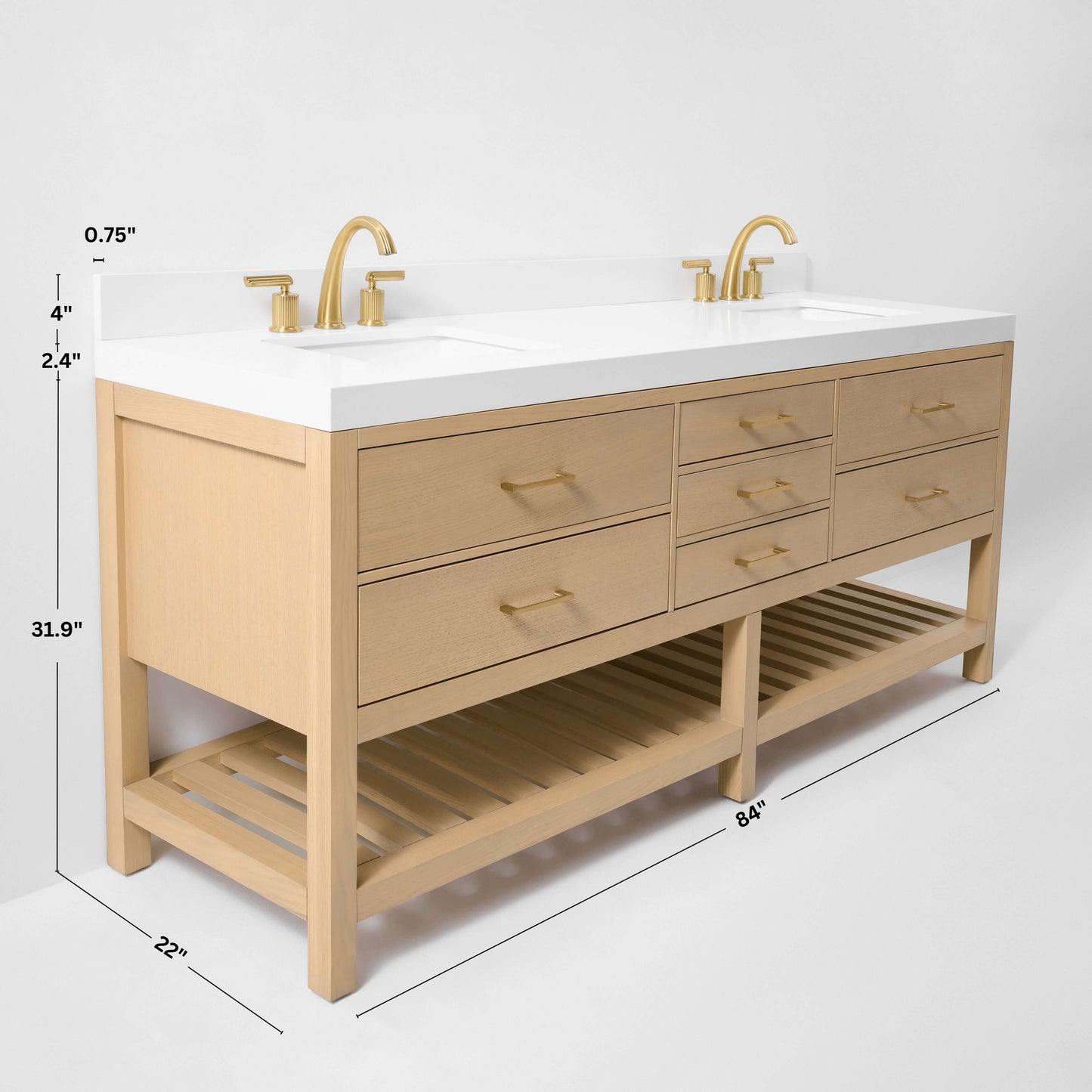 Elizabeth 84" Bath Vanity Set