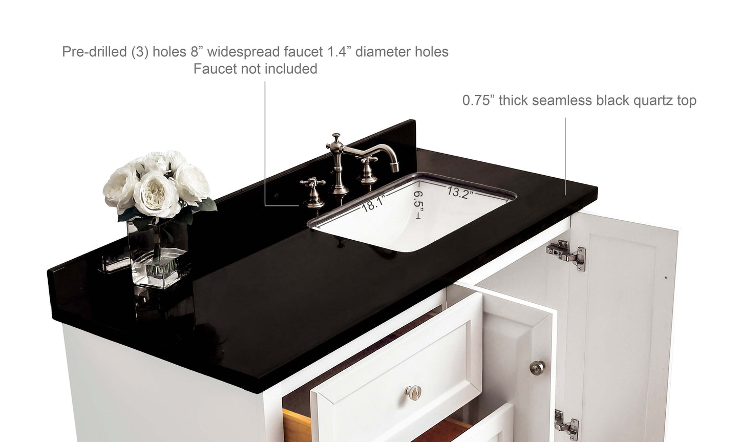 Hannah 42"  Bath Vanity Set