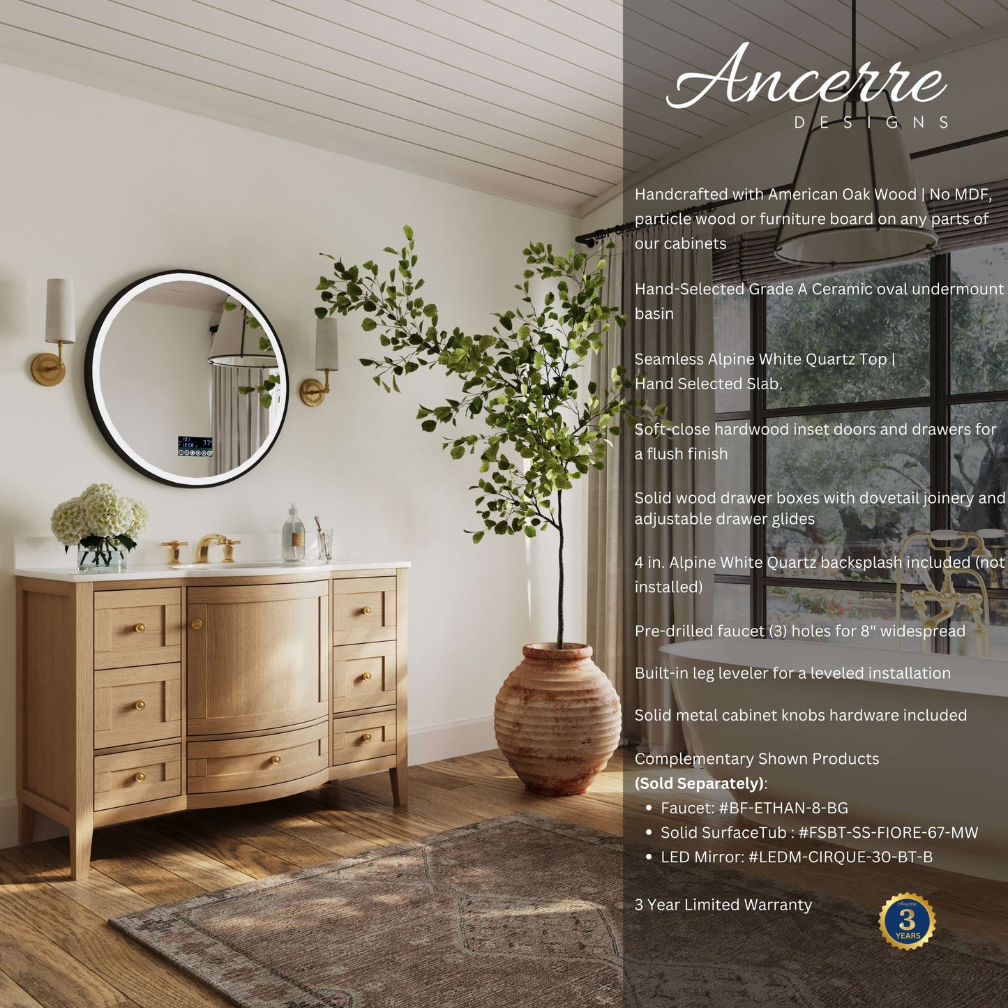 Lauren 48" Bath Vanity Set