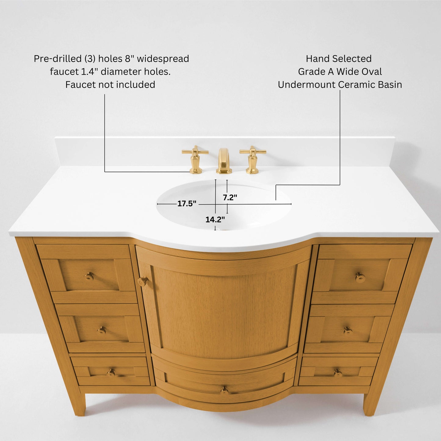 Lauren 48" Bath Vanity Set