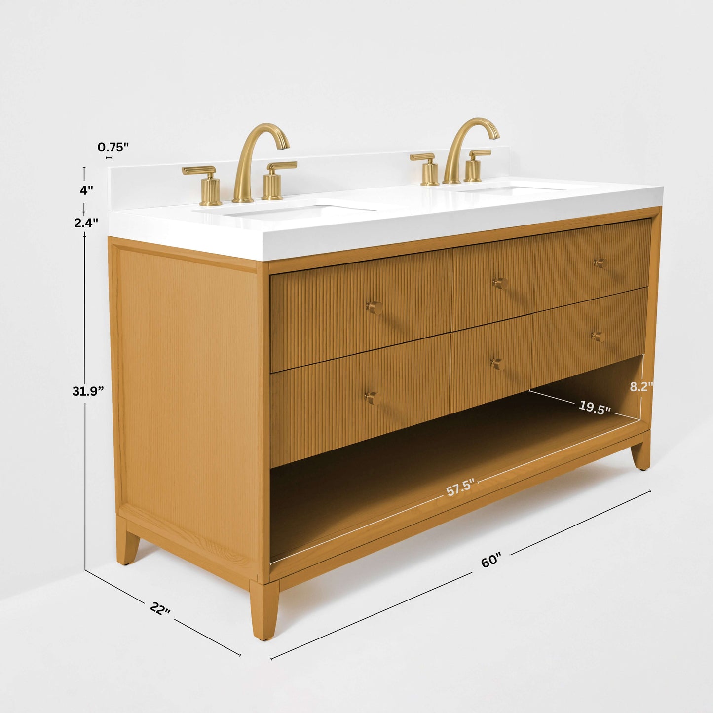 Momo 60" Bath Vanity Set