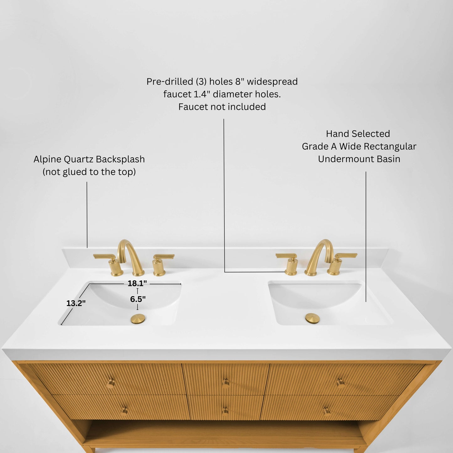 Momo Bathroom Vanity Collection in Sienna Finish