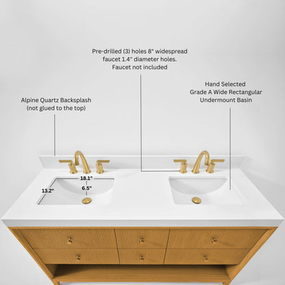 Momo Bathroom Vanity Collection in Sienna Finish