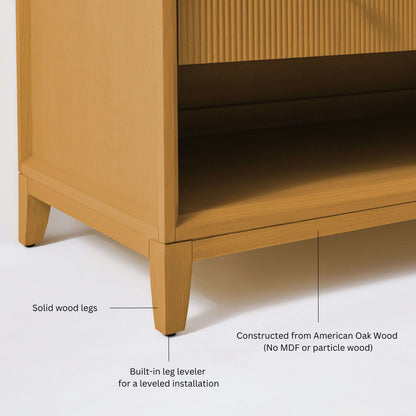 Momo Bathroom Vanity Collection in Sienna Finish