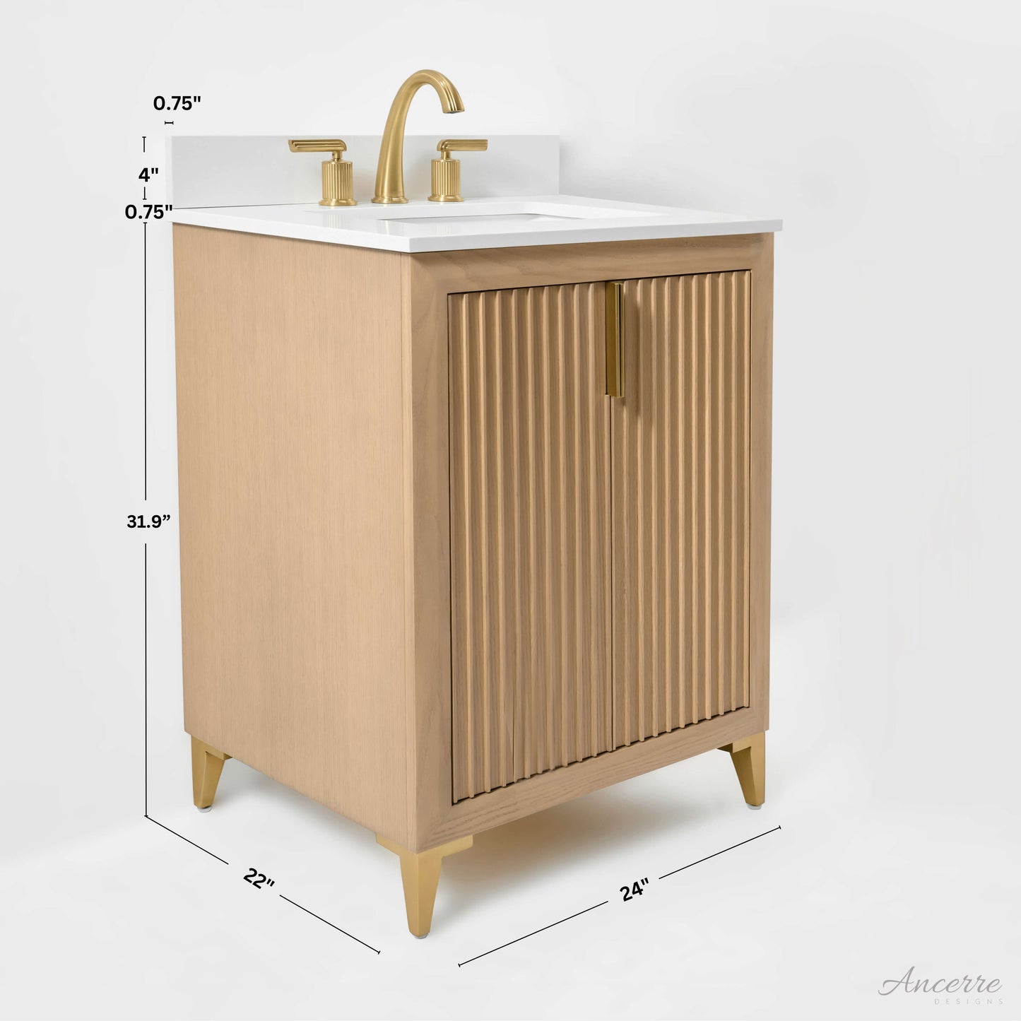 Turlington 24" Bath Vanity Set