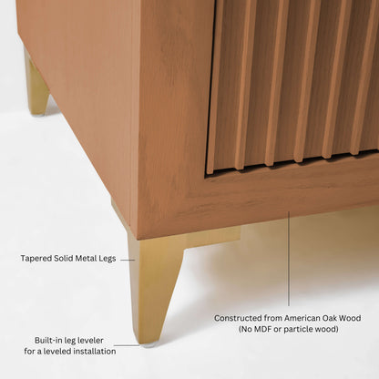 Turlington Bathroom Vanity Collection in Sienna Finish