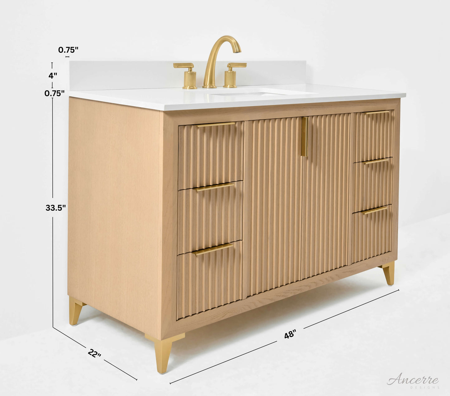 Turlington 48" Bath Vanity Set