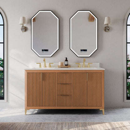 Turlington Bathroom Vanity Collection in Sienna Finish