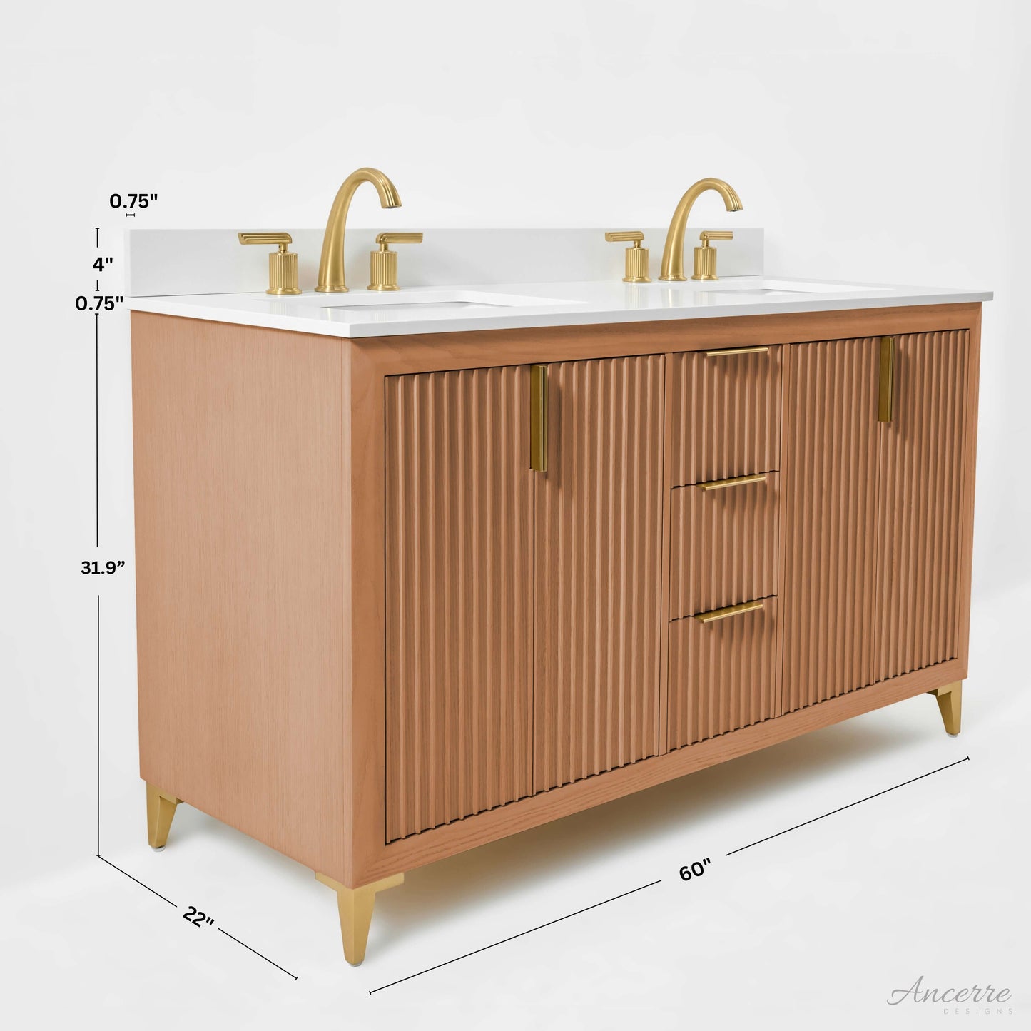 Turlington 60" Bath Vanity Set
