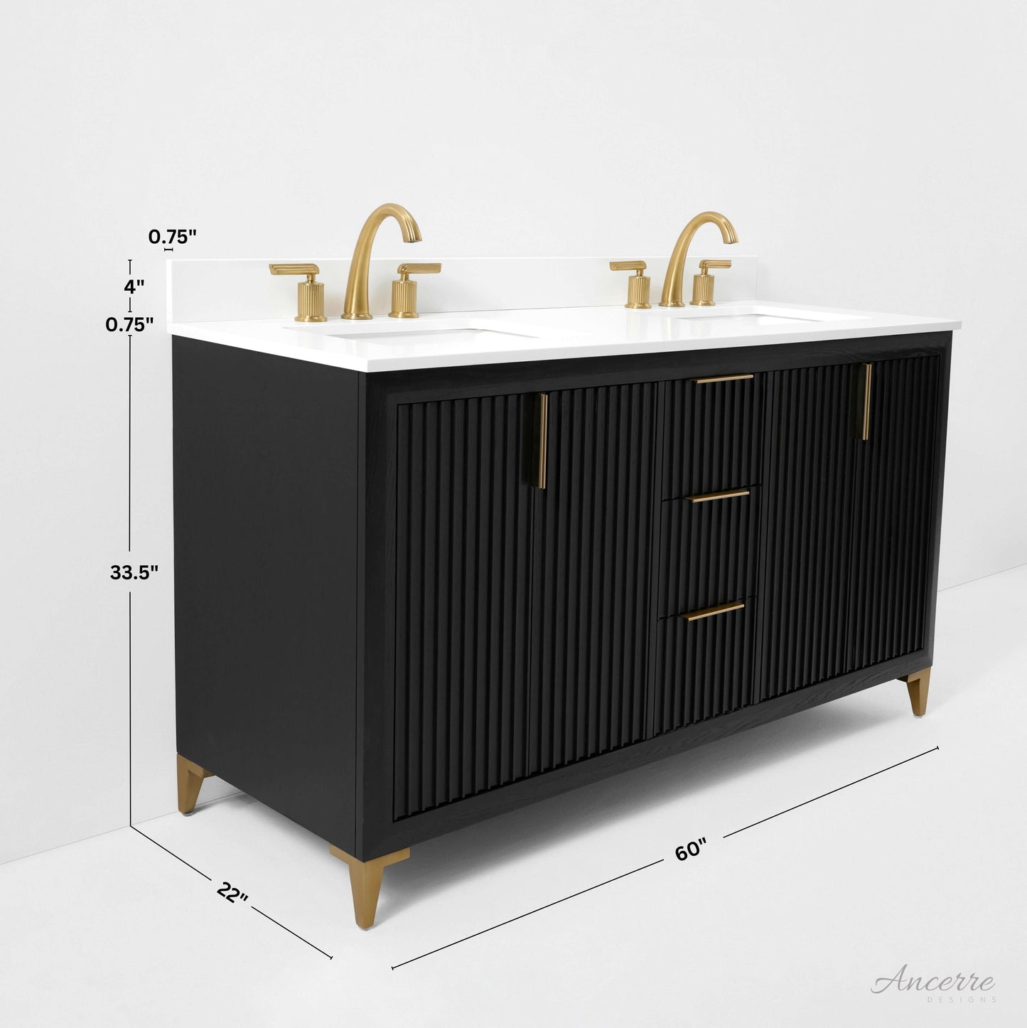 Turlington 60" Bath Vanity Set