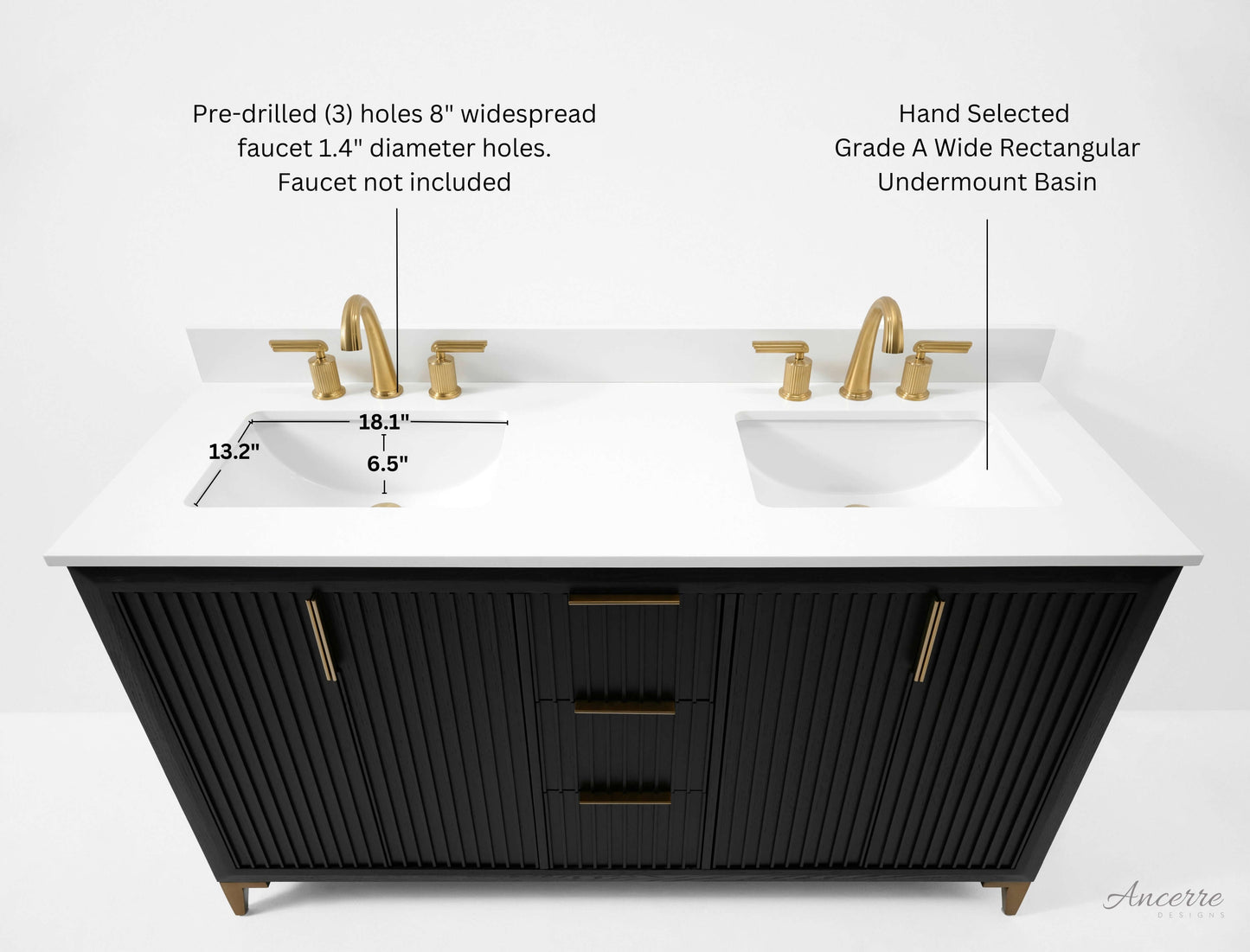 Turlington 60" Bath Vanity Set