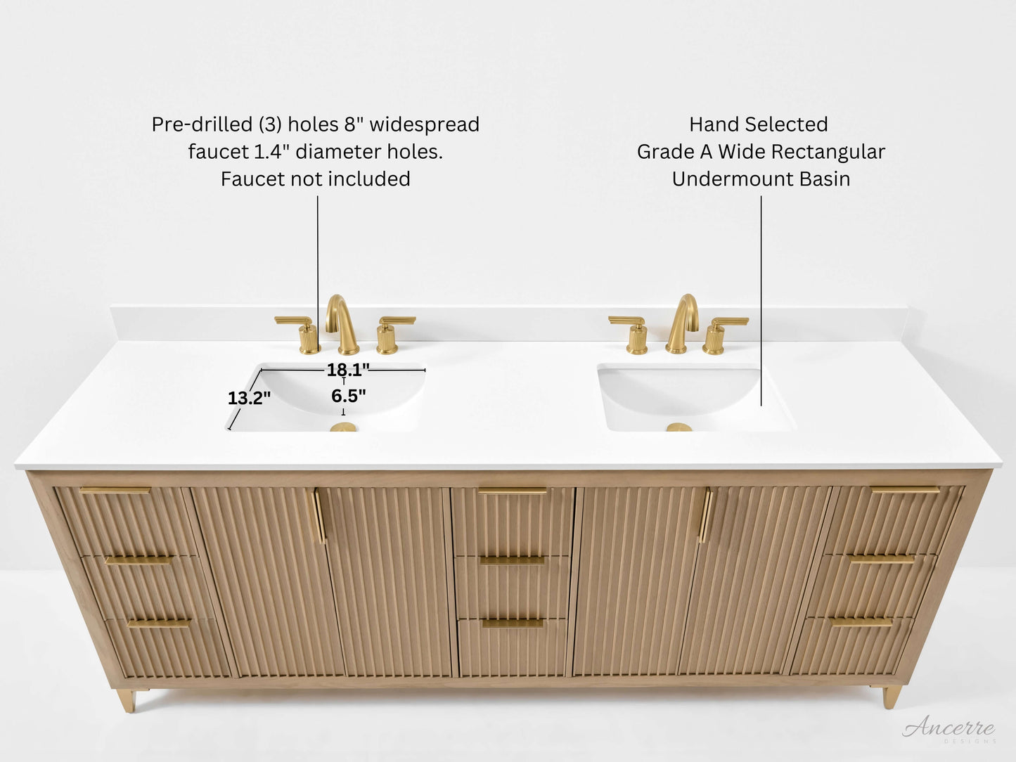 Turlington 84" Bath Vanity Set