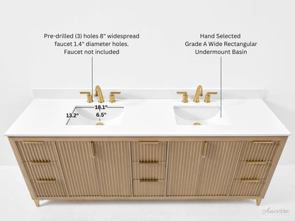Turlington 84" Bath Vanity Set