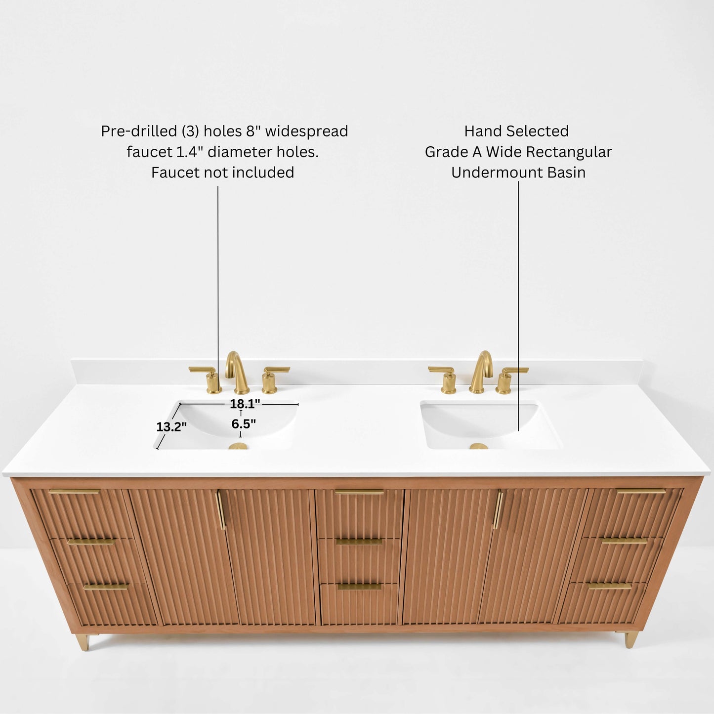 Turlington 84" Bath Vanity Set