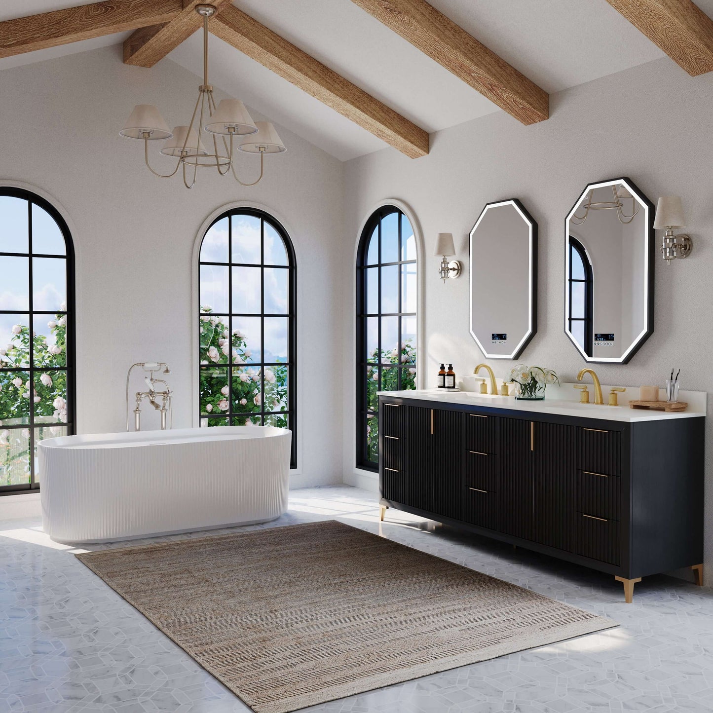 Turlington 84" Bath Vanity Set