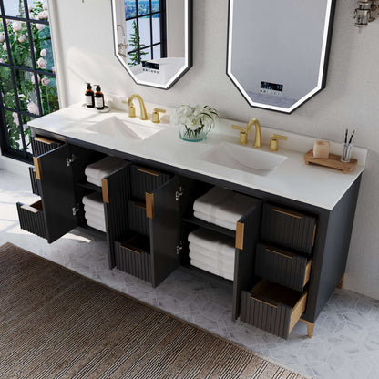 Turlington 84" Bath Vanity Set