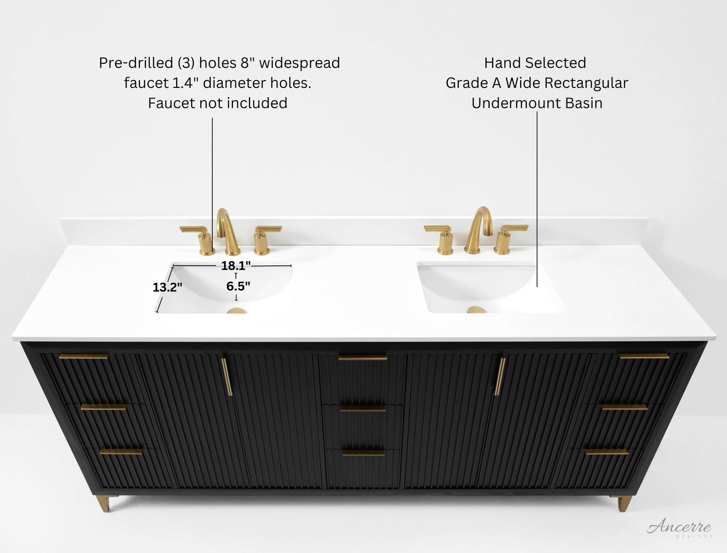 Turlington 84" Bath Vanity Set