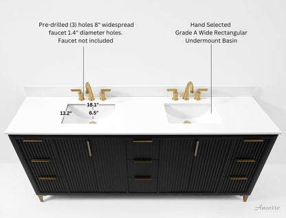 Turlington 84" Bath Vanity Set