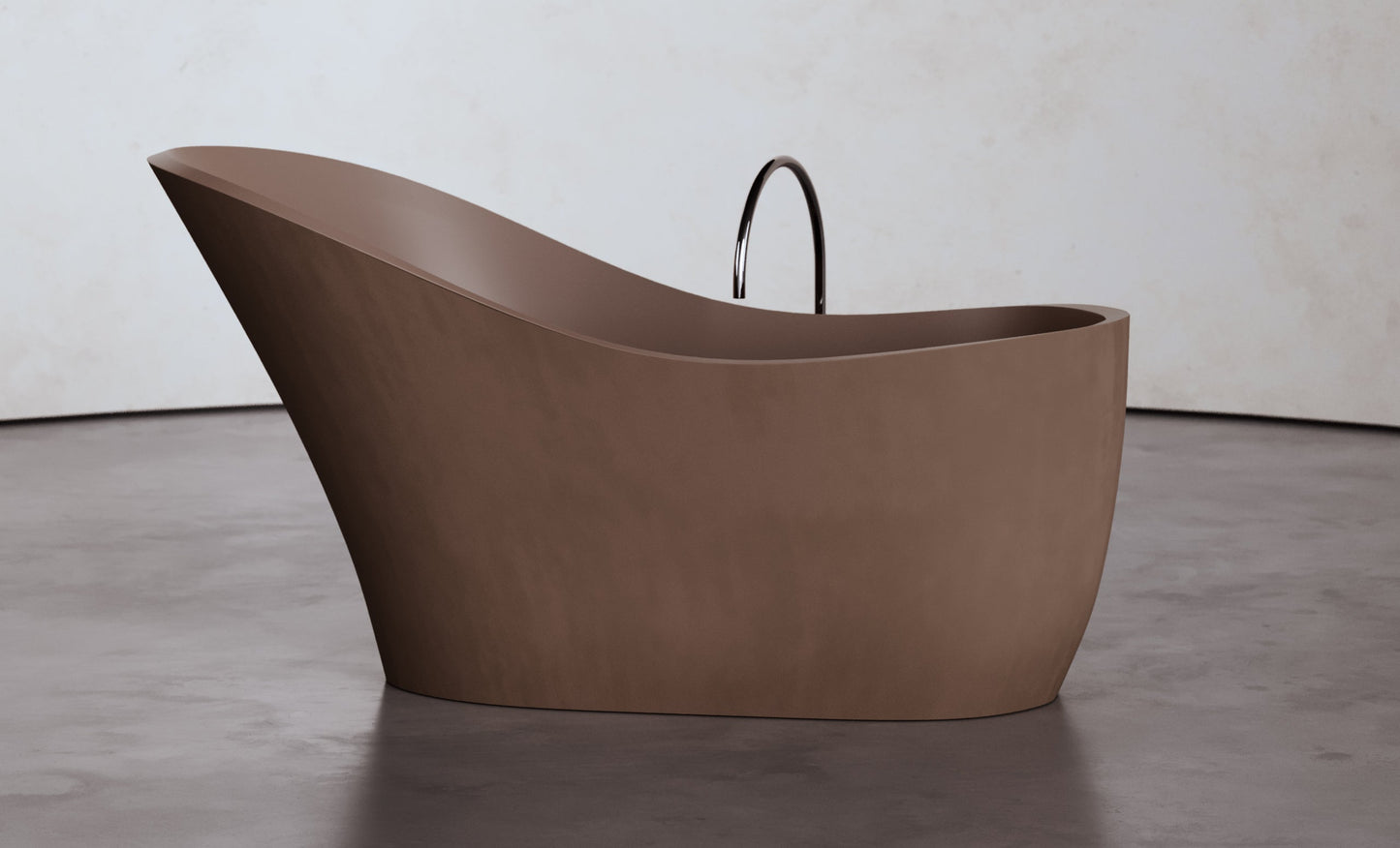 Freestanding Slipper shape bathtub