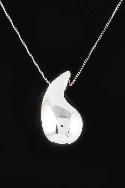 Shiny Teardrop Necklace Set