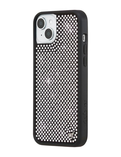 Rhinestone iPhone Case | White