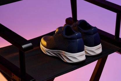 CALTO - X2693 - 2.8 Inches Taller (Navy/White Sole) - Lightweight Sporty Sneakers