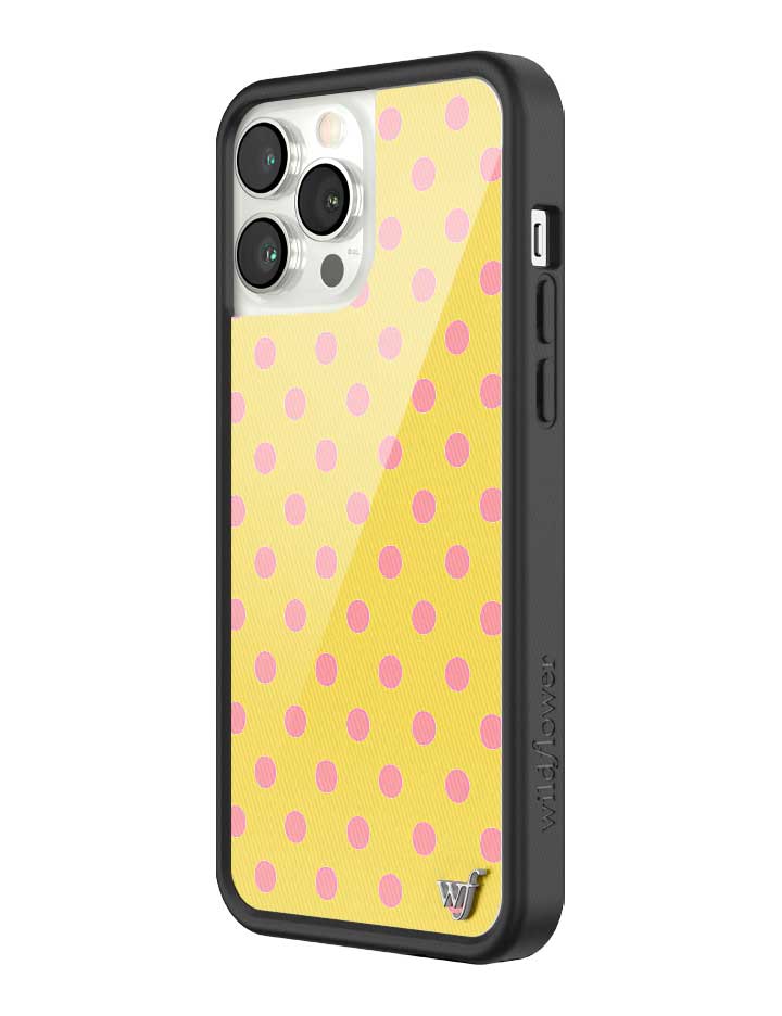 Polka Dot | Yellow and Pink iPhone Case
