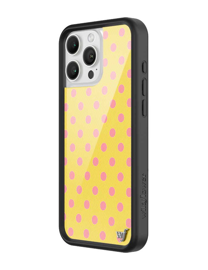 Polka Dot | Yellow and Pink iPhone Case