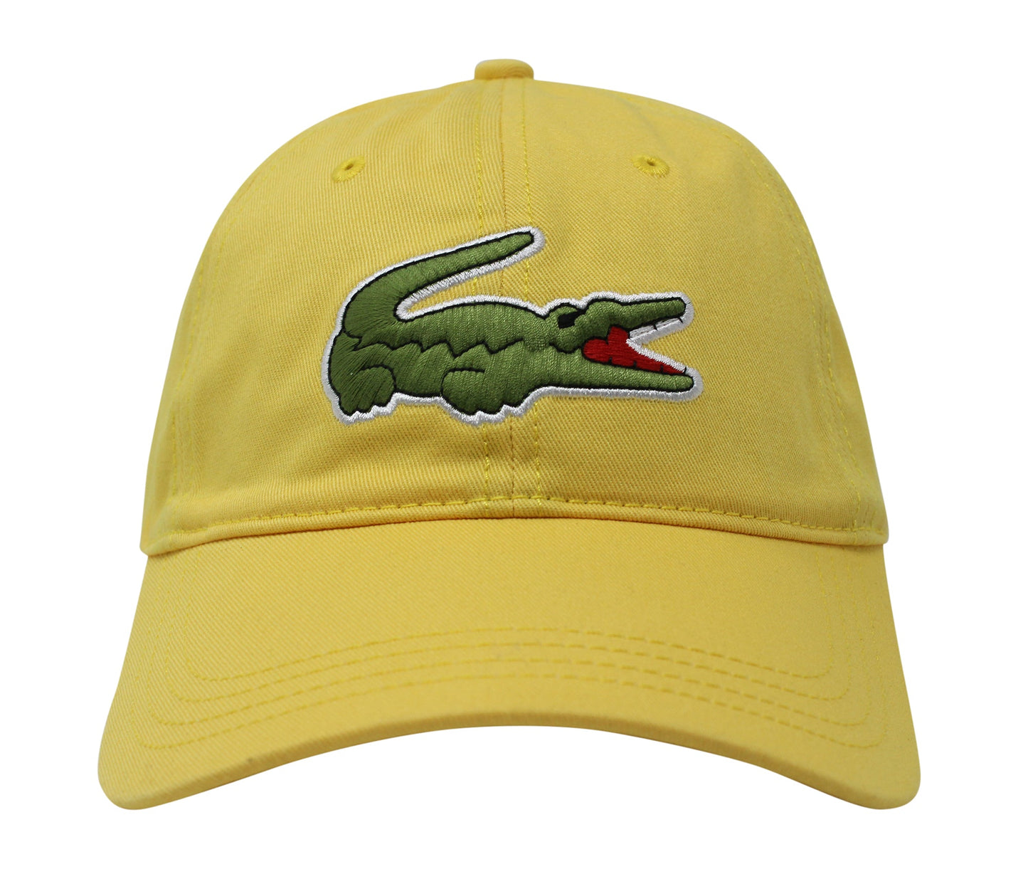 Lacoste Men's Classic Large Croc Logo Cap with Leather Strap