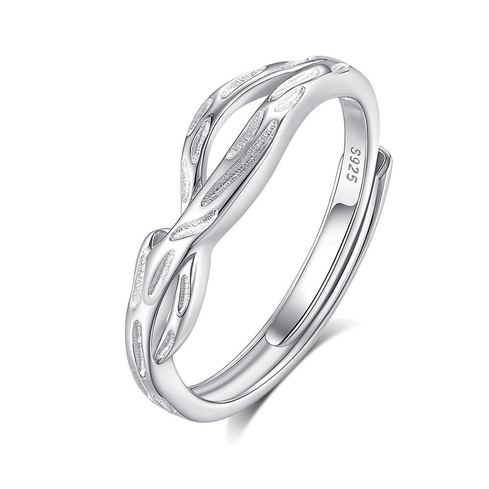 S925 Silver Love Couple Ring