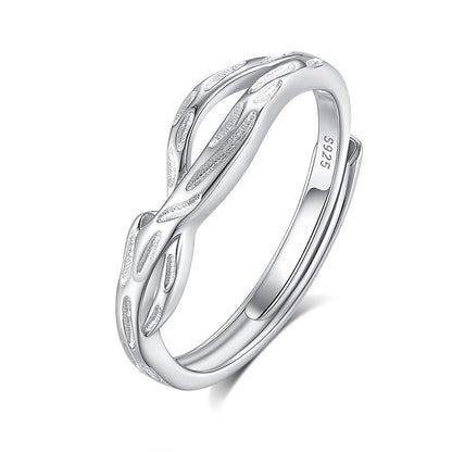 S925 Silver Love Couple Ring