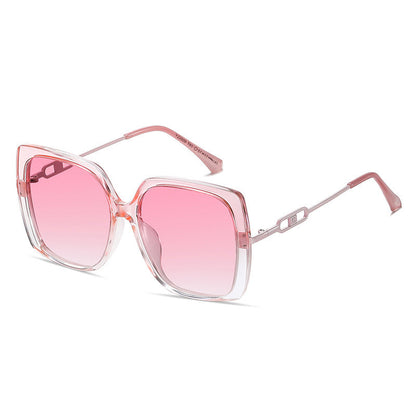 Large Metal Frame Polarized Sunglasses – Oversized Driving Shades